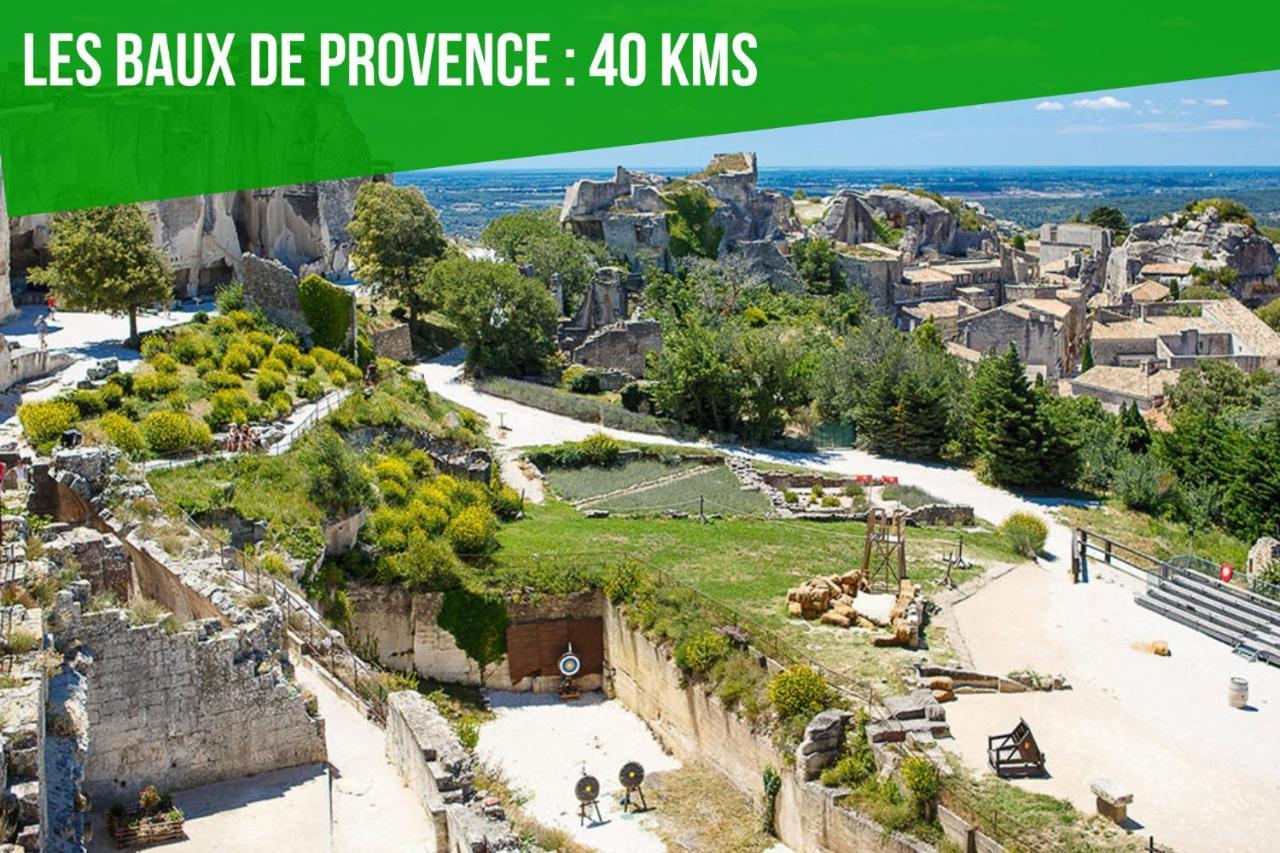 Au Coeur Des Platanes - Parking Gratuit Sous-Terrain - Clim - Balcon Apartamento Avinhão Exterior foto